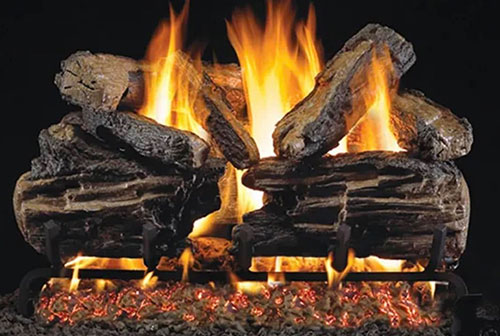 Gas log fireplace installation and service